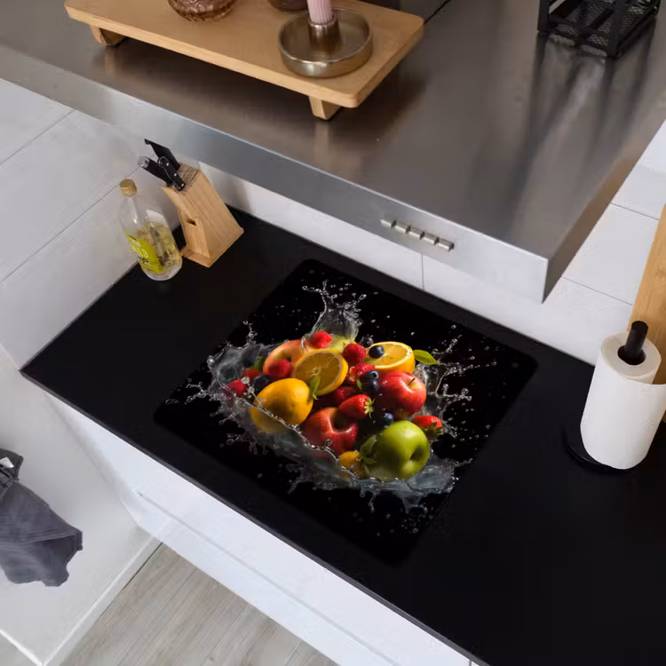 Fruit - Appel - Sinaasappel - Rode vruchten - Water Inductie beschemer met haakjes middel -sfeer1