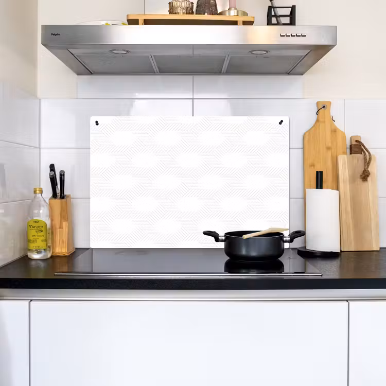 Grafisch - Patroon - Modern Inductie beschemer met haakjes klein 777 -sfeer2
