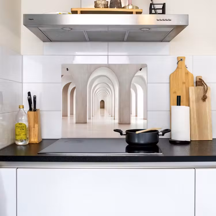 Hal - Bogen - Symmetrisch - Modern Inductie beschemer met haakjes middel -sfeer2