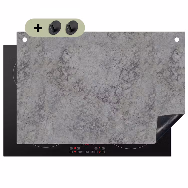 Industrieel - Beton - Patronen Inductie beschemer met haakjes klein 777 -3d
