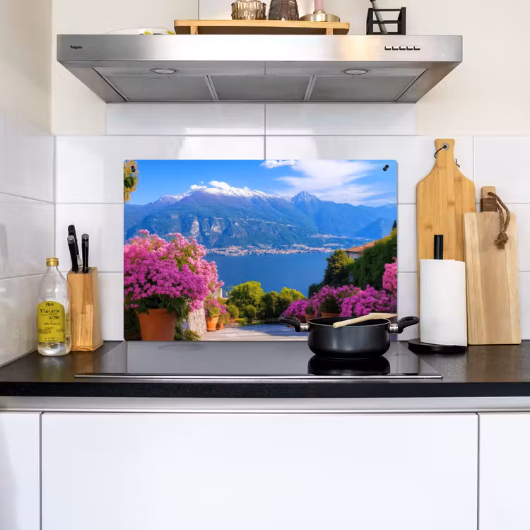 Lake Como - Italië - Landschap Inductie beschemer met haakjes klein -sfeer2