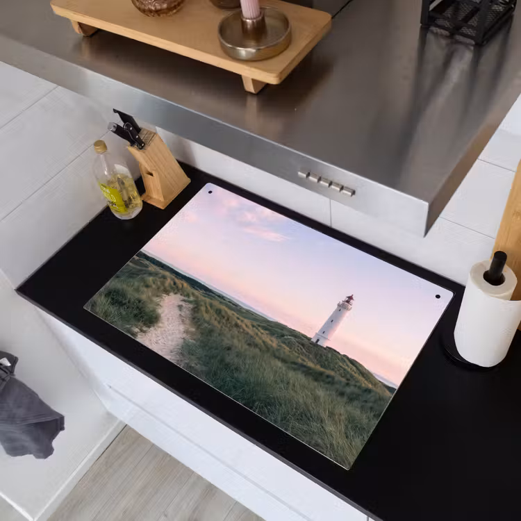 Vuurtoren - Duinlandschap - Zee Inductie beschemer met haakjes klein -sfeer1