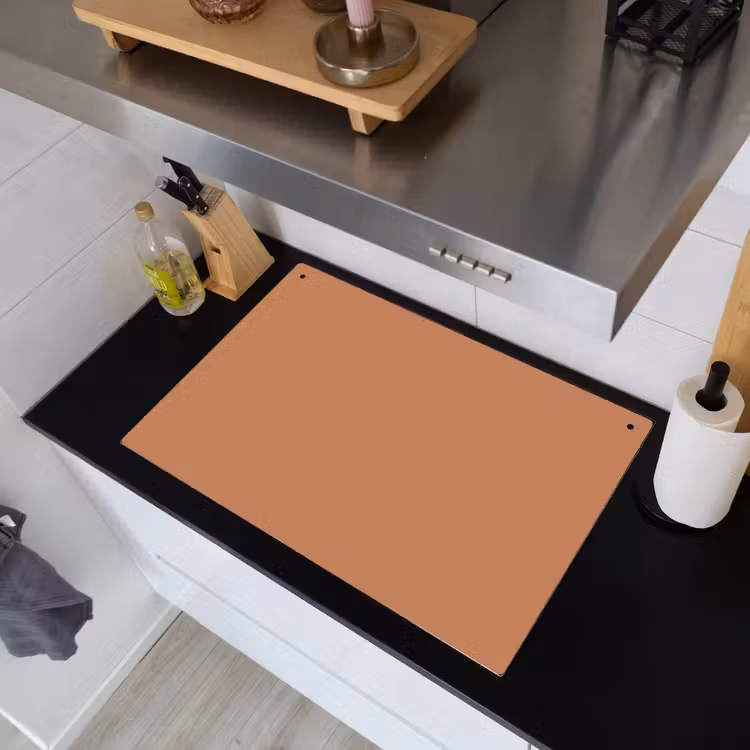 Little - Italy - Oranje Inductie beschemer met haakjes klein 777 -sfeer1