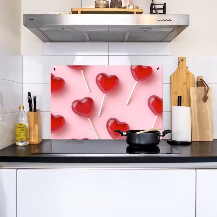 Lollies - Hartjes - Roze Inductie beschemer met haakjes klein -sfeer2
