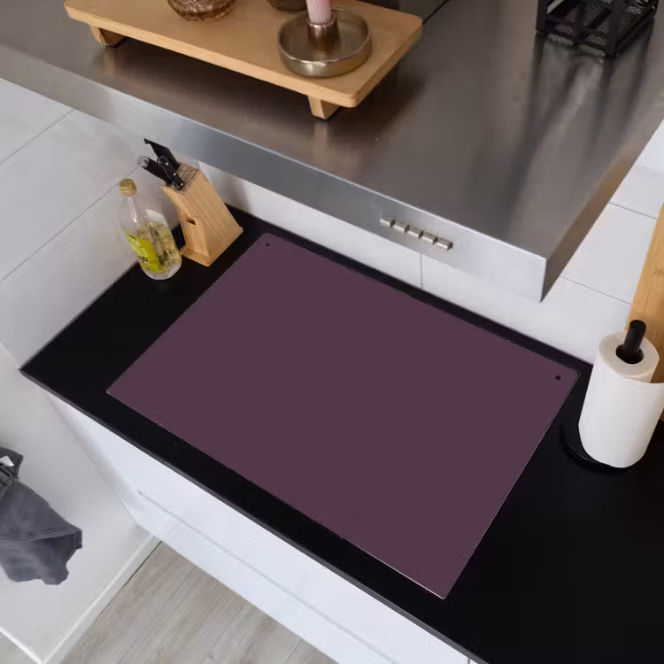 Midnight - Plum - Paars Inductie beschemer met haakjes klein 777 -sfeer1