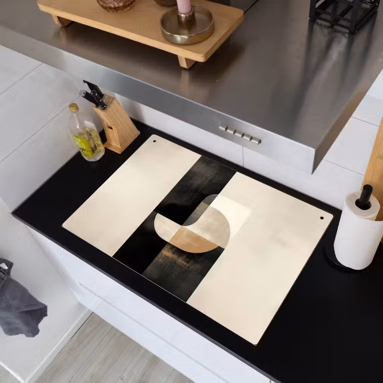 Modern - Vierkant - Vormen Inductie beschemer met haakjes klein -sfeer1