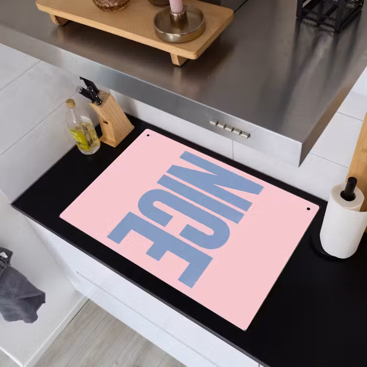 Nice - Paars - Roze Inductie beschemer met haakjes klein -sfeer1