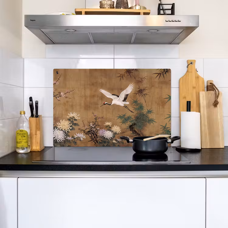 Oosters - Elegant - Kleurrijk Inductie beschemer met haakjes klein -sfeer2