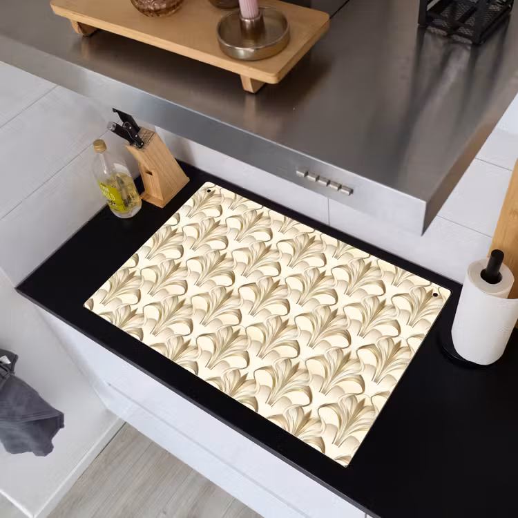 Ornament - Barok - Goud Inductie beschemer met haakjes klein 777 -sfeer1