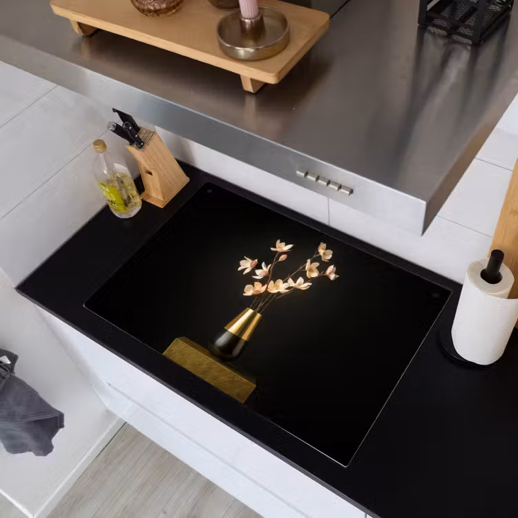 Sierlijk - Boeket - Goud - Vaas Inductie beschemer met haakjes klein -sfeer1