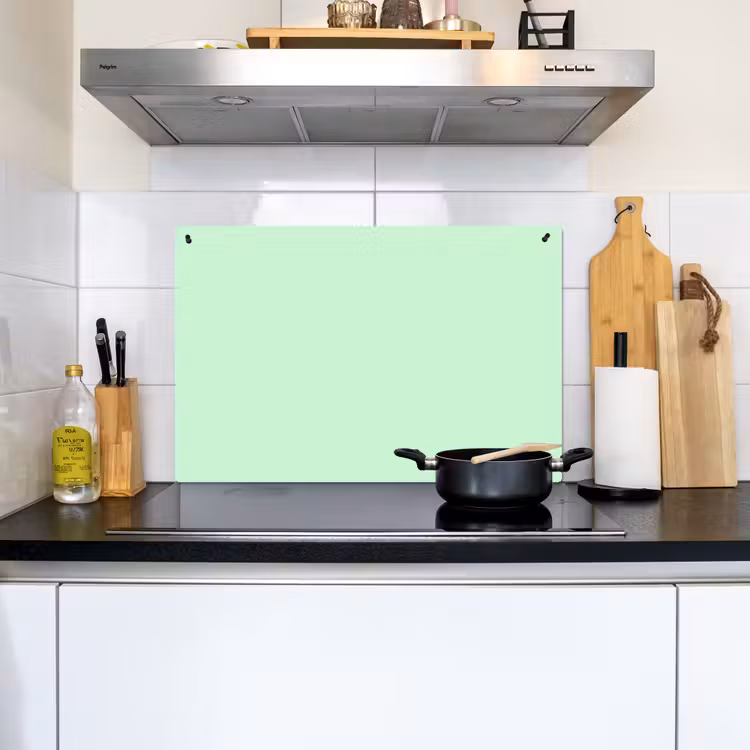 Pale - Mint - Groen Inductie beschemer met haakjes klein 777 -sfeer2