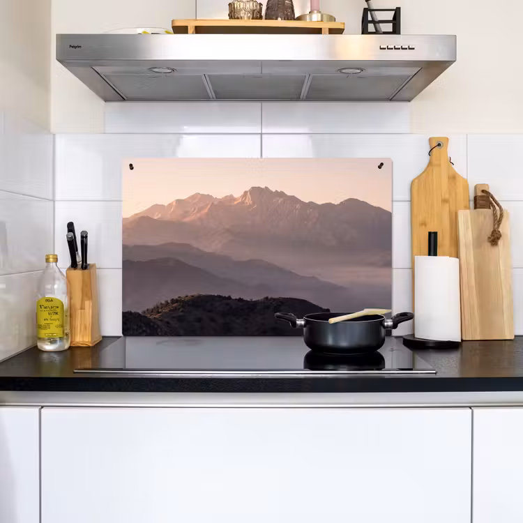 Panorama - Landschap - Bergen Inductie beschemer met haakjes klein -sfeer2