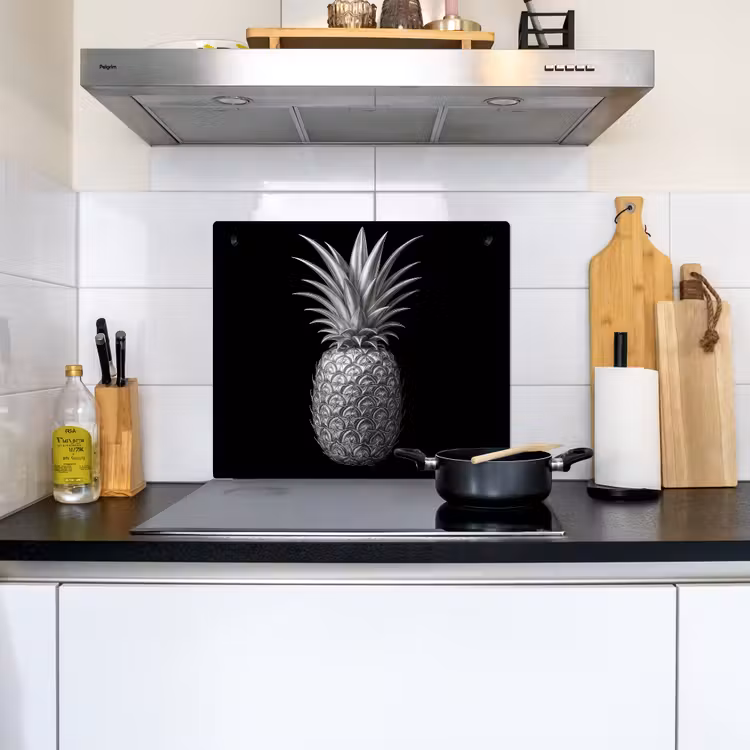 Ananas - Gedetailleerd - Bladeren Inductie beschemer met haakjes middel -sfeer2