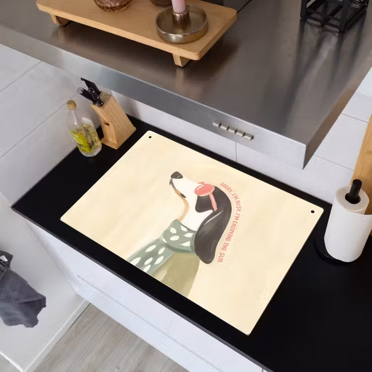 Quote - Hond - Zonnebril Inductie beschemer met haakjes klein -sfeer1