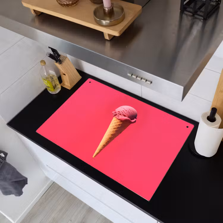 Schepijs - Roze - Hoorntje Inductie beschemer met haakjes klein -sfeer1