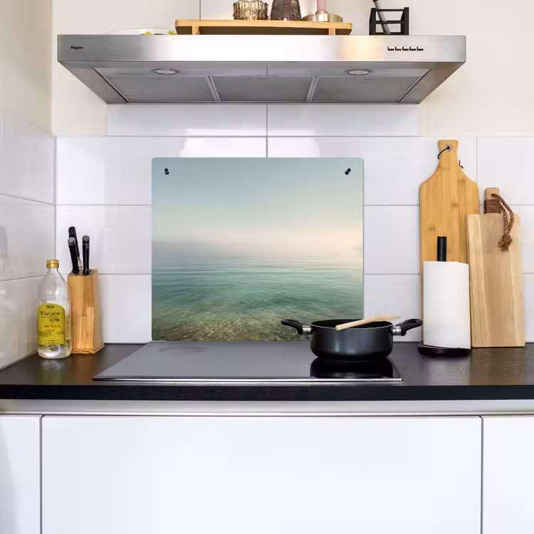 Zee - Horizon - Blauw - Mist Inductie beschemer met haakjes middel -sfeer2