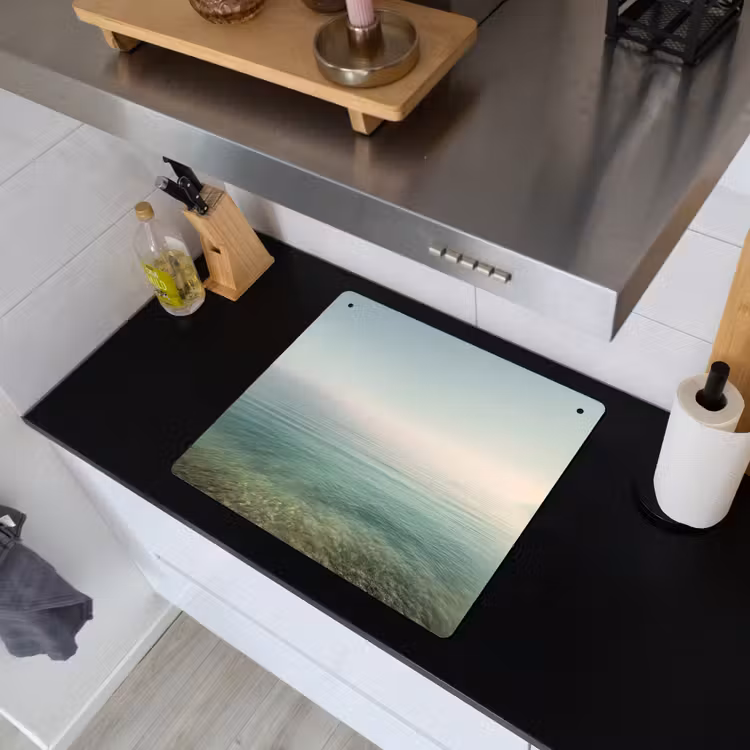 Zee - Horizon - Blauw - Mist Inductie beschemer met haakjes middel -sfeer1