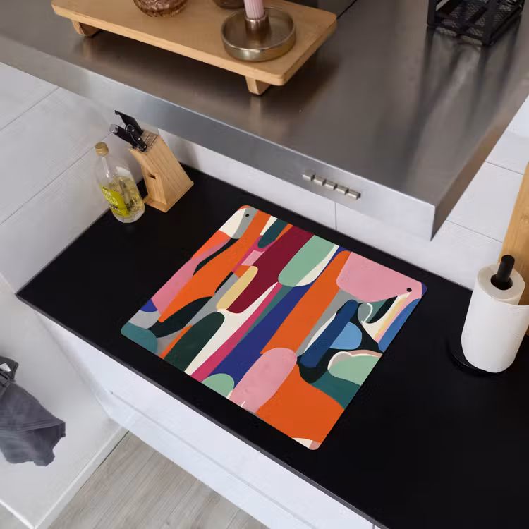 Vormen - Ritmisch - Kleuren - Abstract Inductie beschemer met haakjes middel -sfeer1