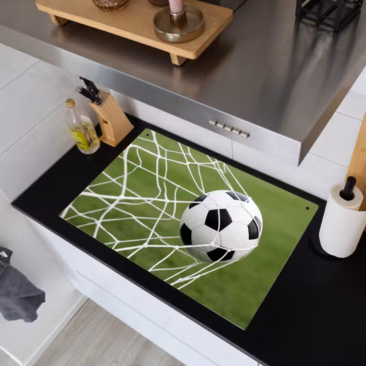 Voetbal - Goal - Net - Sport Inductie beschemer met haakjes klein -sfeer1