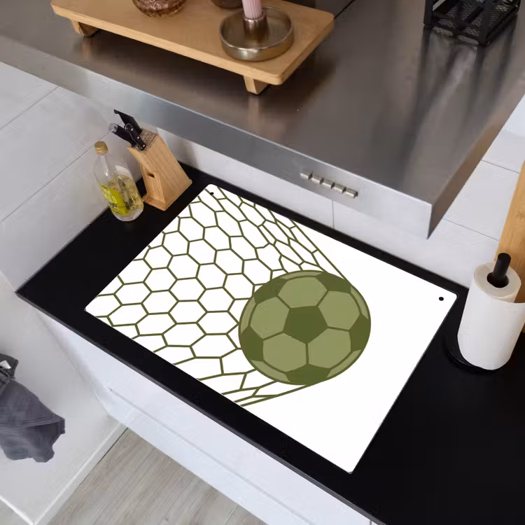 Voetbal - Goal - Sport - Groen Inductie beschemer met haakjes klein -sfeer1