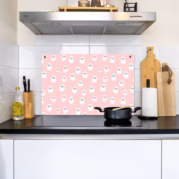 Spookjes - Patroon - Roze Inductie beschemer met haakjes klein 777 -sfeer2