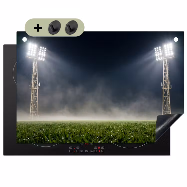 Stadion - Lichtmast - Sport - Nacht Inductie beschemer met haakjes klein -3d