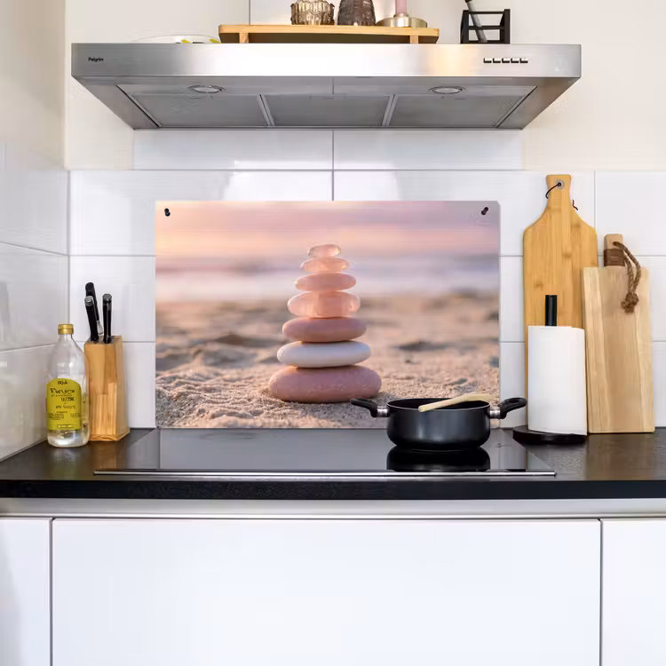 Stenen - Zand - Roze Inductie beschemer met haakjes klein -sfeer2