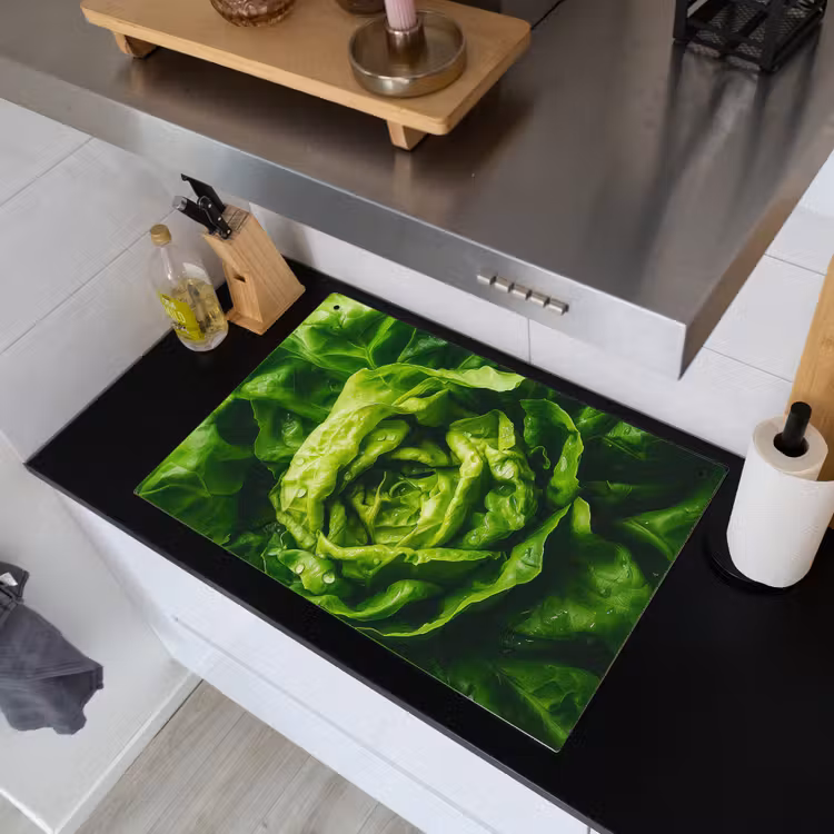 Groente - Sla - Groen Inductie beschemer met haakjes klein -sfeer1