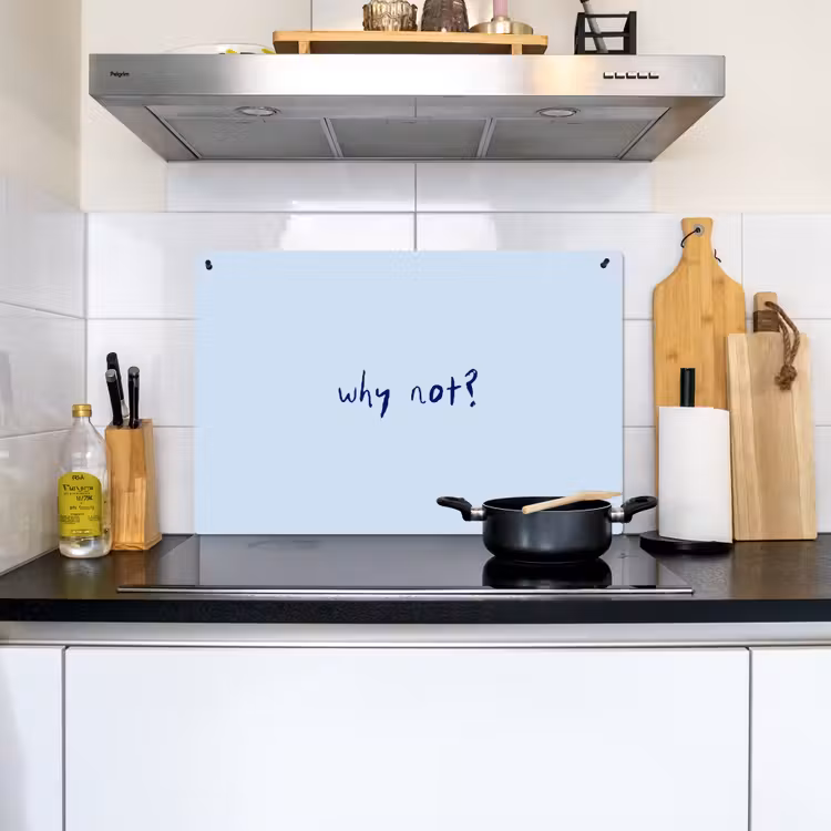 Why not - Blauw - Donker blauw - Quote Inductie beschemer met haakjes klein -sfeer2