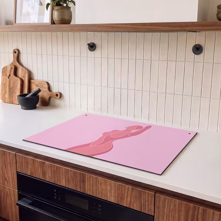 Vrouw - Lichaam - Abstract - Roze Inductie beschemer met haakjes klein -sfeer1