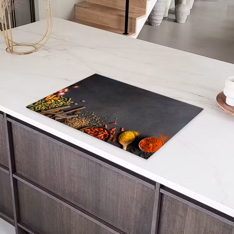 Stilleven van Specerijen en Aroma's Inductie beschermer vinyl 3mm klein -sfeer8