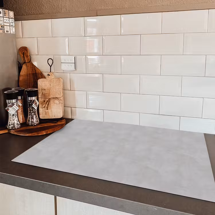 Steen - Patronen - Beton Inductie beschermer vinyl 3mm klein 276 -sfeer3