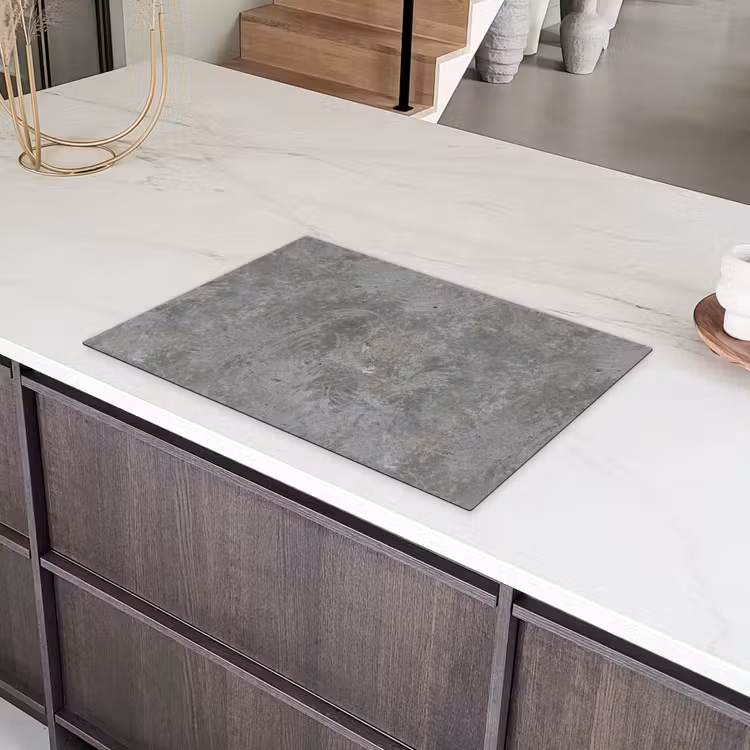 Stenen - Beton - Patronen Inductie beschermer vinyl 3mm klein 276 -sfeer8