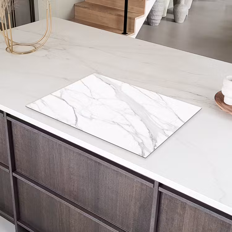 Sublieme Marmeren Aders Inductie beschermer vinyl 3mm klein -sfeer8