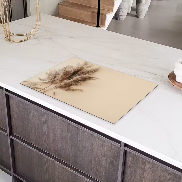 Subtiel Rietdans Inductie beschermer vinyl 3mm klein -sfeer8