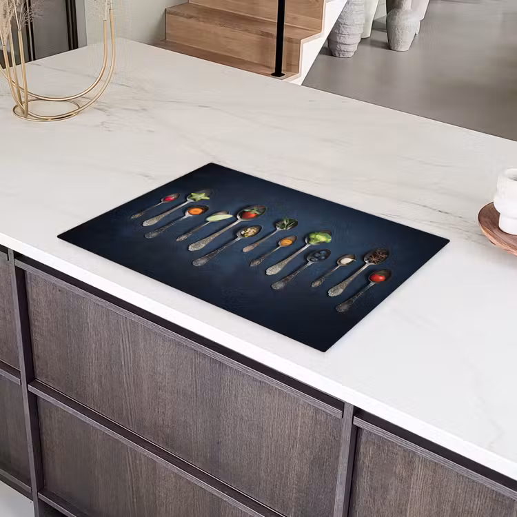 Proeverij in Lepels Inductie beschermer vinyl 3mm klein -sfeer8