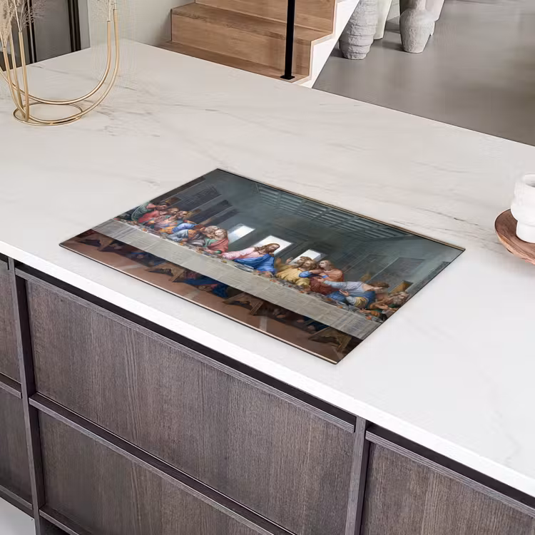 Het laatste avondmaal - Leonardo da Vinci Inductie beschermer vinyl 3mm klein -sfeer8