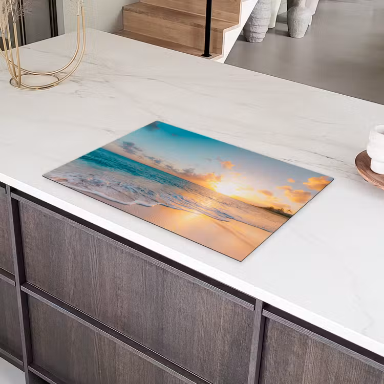 Tropische Zonsondergang Symfonie Inductie beschermer vinyl 3mm klein -sfeer8