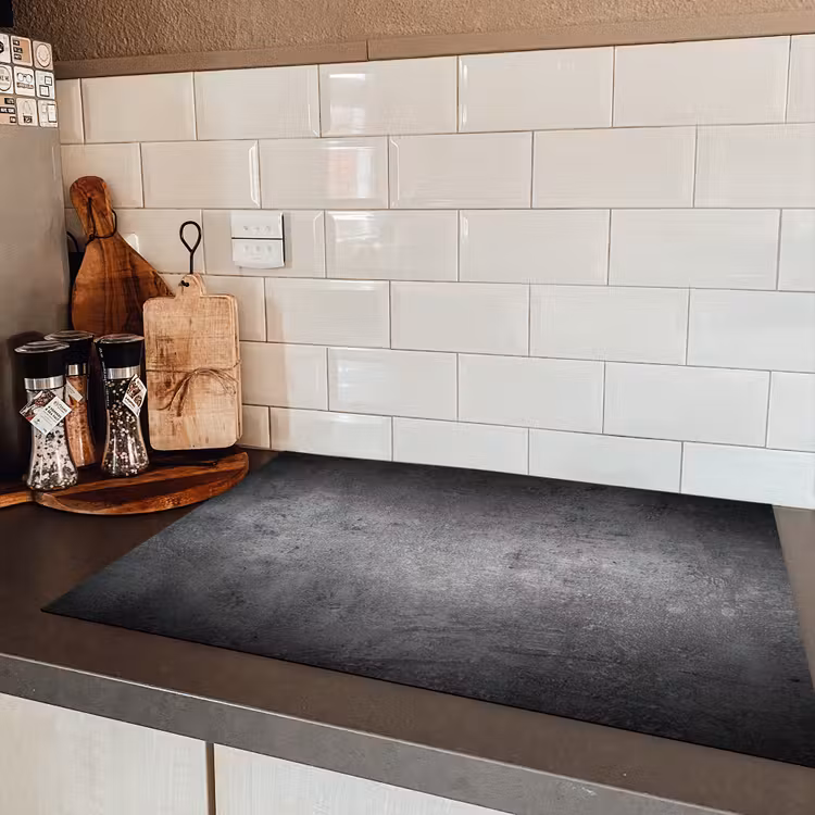 Schemering op Beton Inductie beschermer vinyl 3mm klein -sfeer3