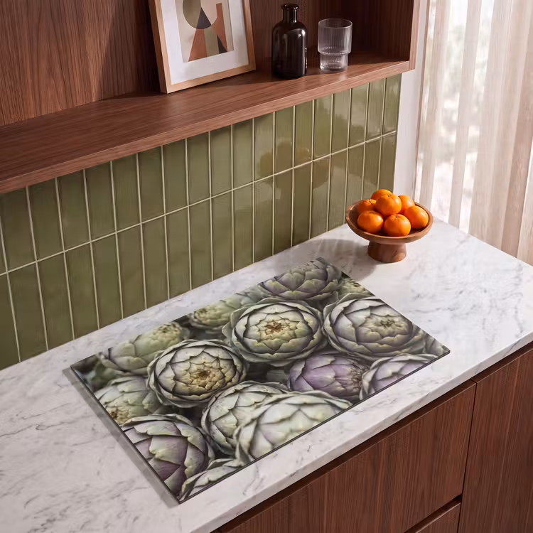 Induction Hob Cover - Vegetables - Fresh - Food - Groenten - Vers - Eten Inductie beschermer vinyl 3mm klein