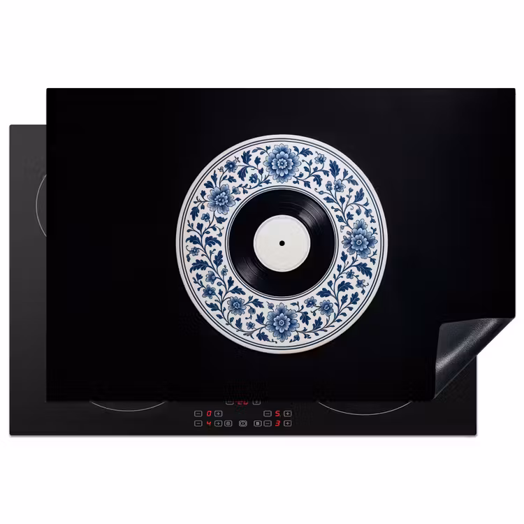 Vinyl - LP - Delfts Blauw - Muziek Inductie beschermer vinyl 3mm klein -3d