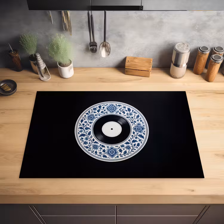 Vinyl - LP - Delfts Blauw - Muziek Inductie beschermer vinyl 3mm klein -sfeer5