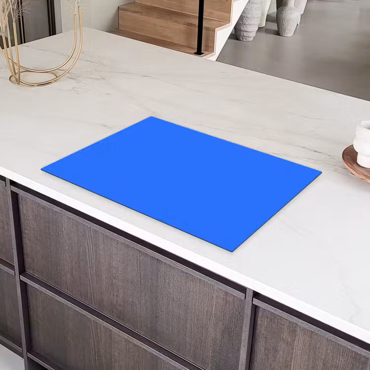 Vivid - Cobalt - Blauw Inductie beschermer vinyl 3mm klein 276 -sfeer8