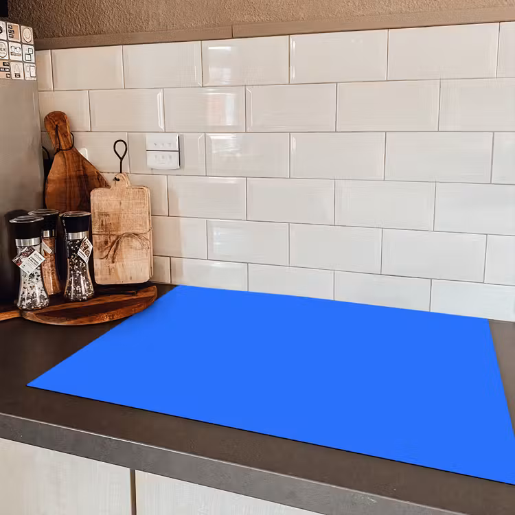Vivid - Cobalt - Blauw Inductie beschermer vinyl 3mm klein 276 -sfeer3