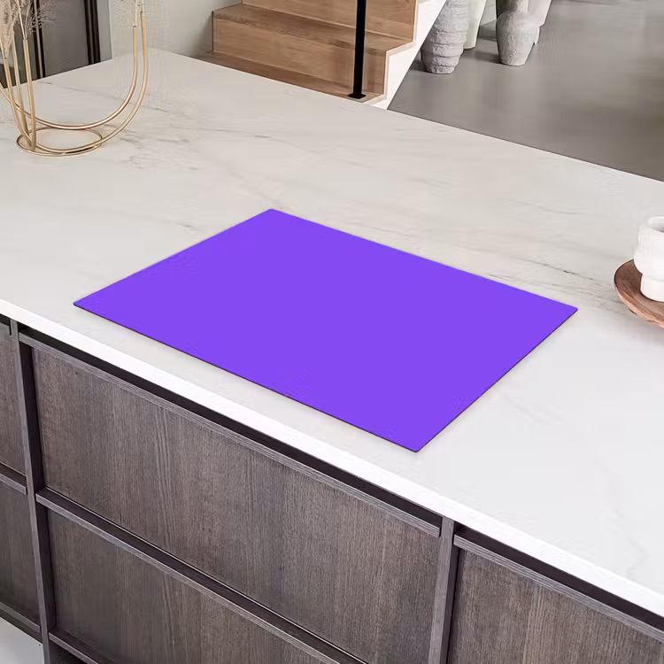 Vivid - Violet - Paars Inductie beschermer vinyl 3mm klein 276 -sfeer8