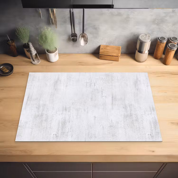 Muur -  Geverfd - Wit - Onafgewerkt Inductie beschermer vinyl 3mm klein 276 -sfeer5