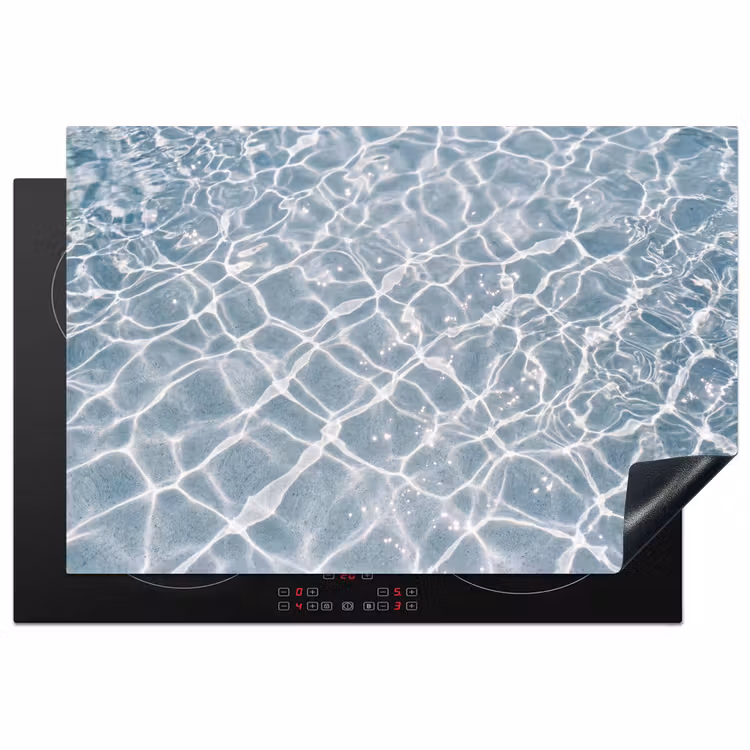 Water - Reflectie - Zonlicht Inductie beschermer vinyl 3mm klein -3d