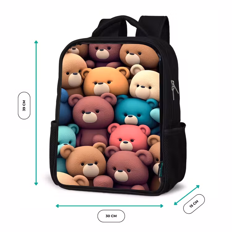 Beren Bonanza Rugzak - Zwart middel -productfoto_formaten