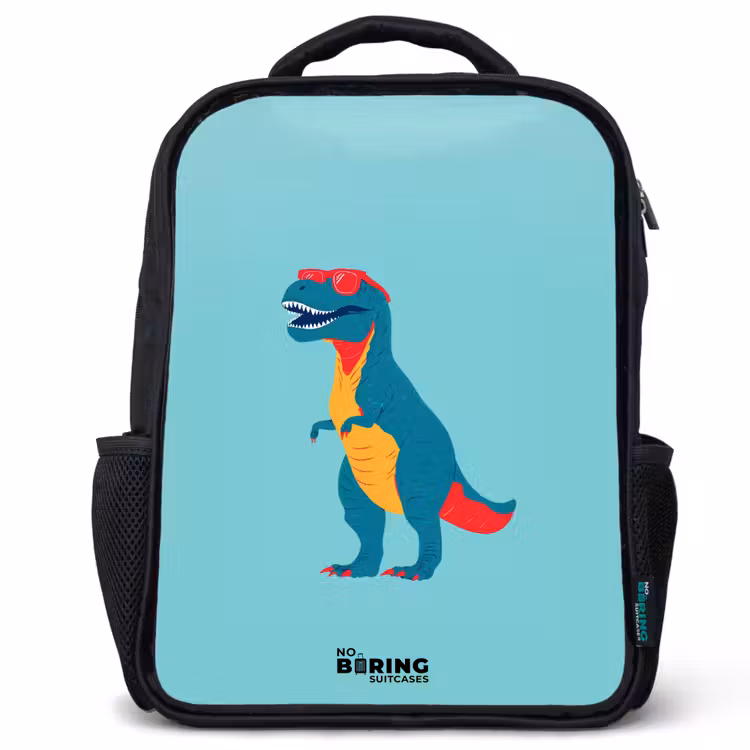 Dino - Dier - Zonnebril Rugzak - Zwart middel -3d