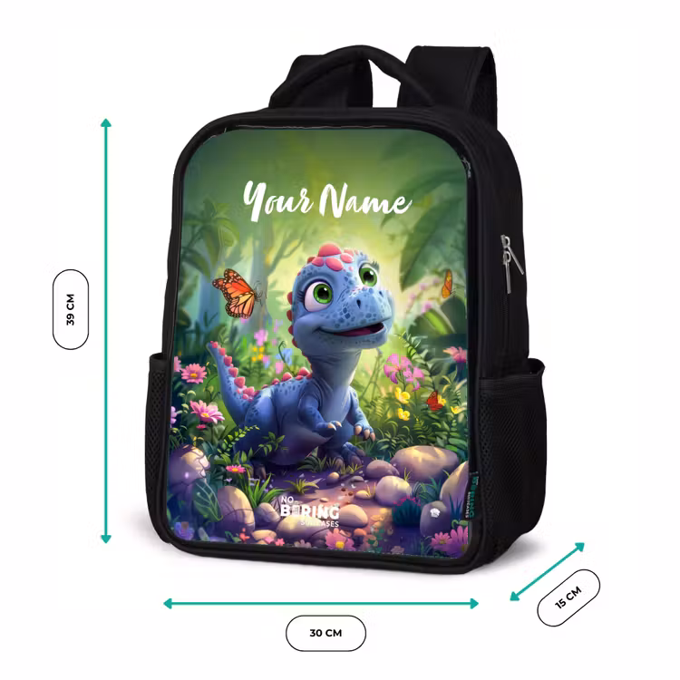 Donny Dino Rugzak - Zwart middel -productfoto_formaten